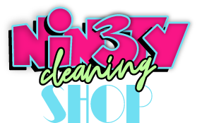 Ninety Shop Cleaning Logo