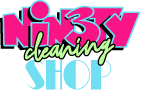 Ninety Shop Cleaning Logo